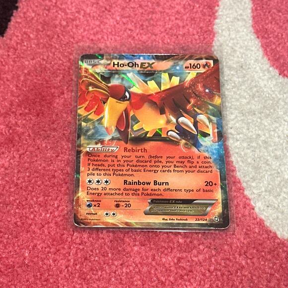 Pokemon | Kitchen | Hooh Ex 22 Pokmon Dragons Exalted Holo As Pictured ...